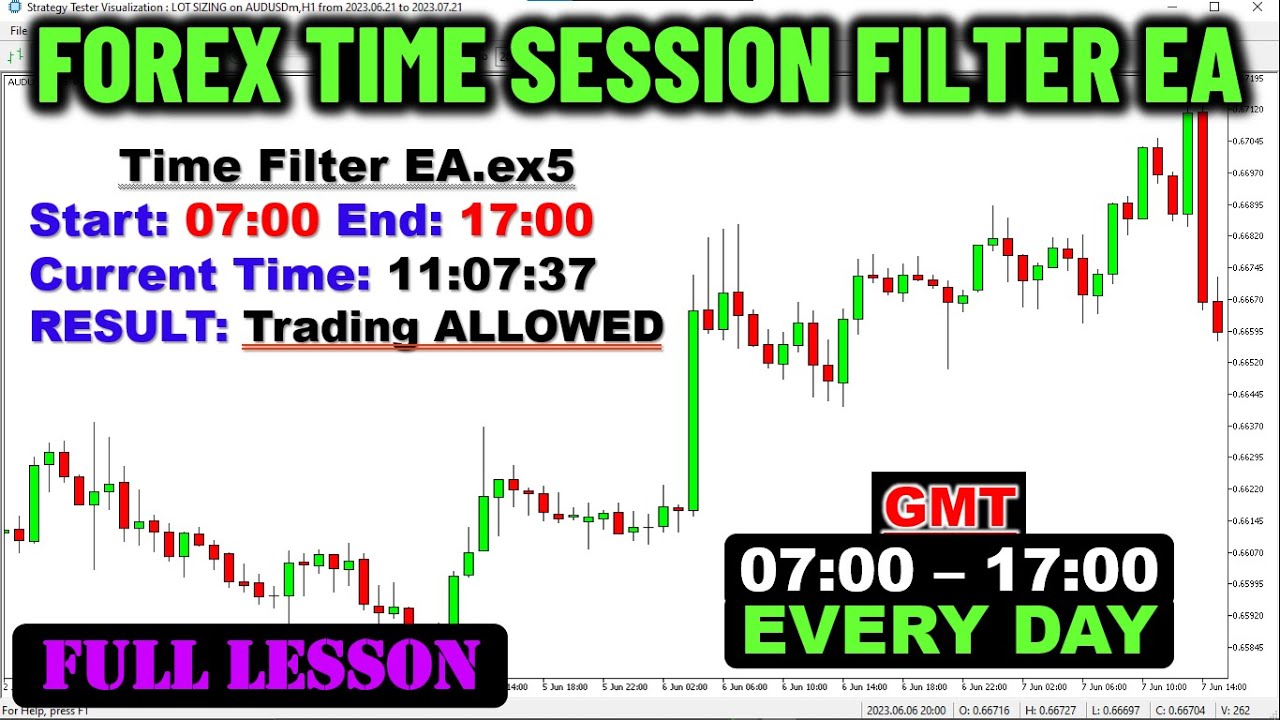 Forex Session: How To Create TIME FILTER EA/BOT In MT5/MQL5 [PART 296] (Official LESSON) #mql5 #how