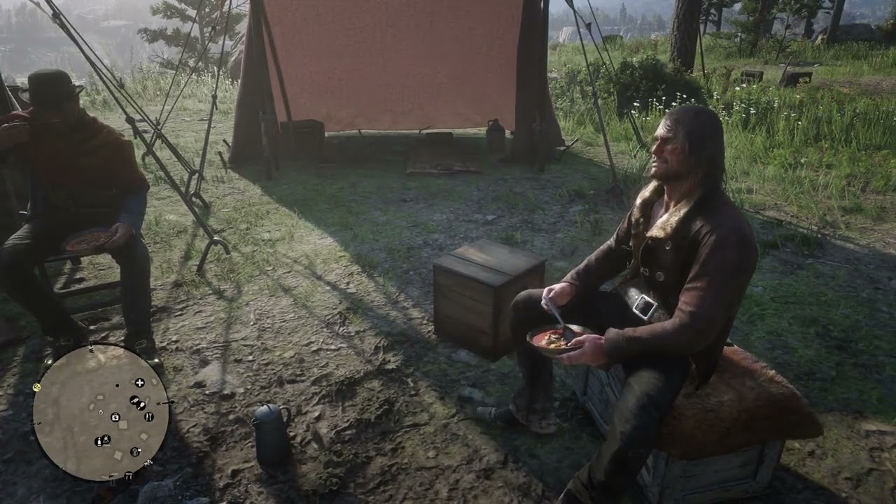 Red Dead Redemption 2 Джон и Хавьер рассуждают о девушках