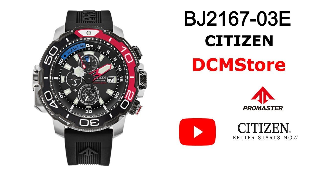 BJ2167-03E Citizen Promaster Aqualand Black Dial
