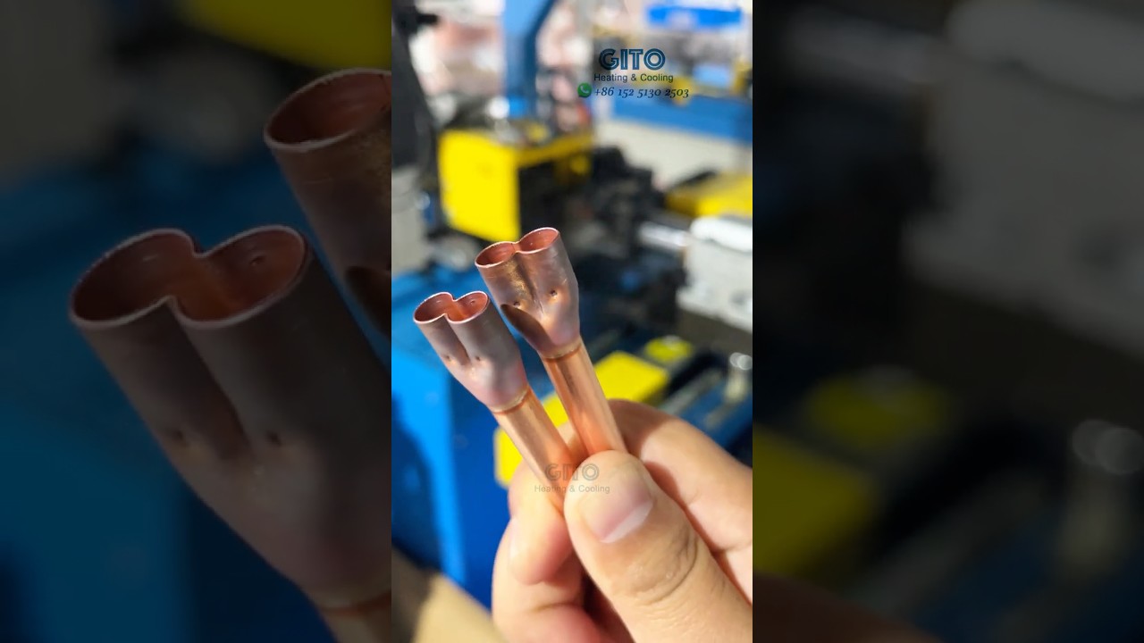 Copper Y Joint Tube Forming for Air Conditioning Manufacturer