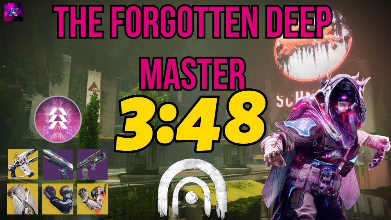 FAST The Forgotten Deep Master Solo Flawless Lost Sector on Hunter - Destiny 2 Episode Echoes