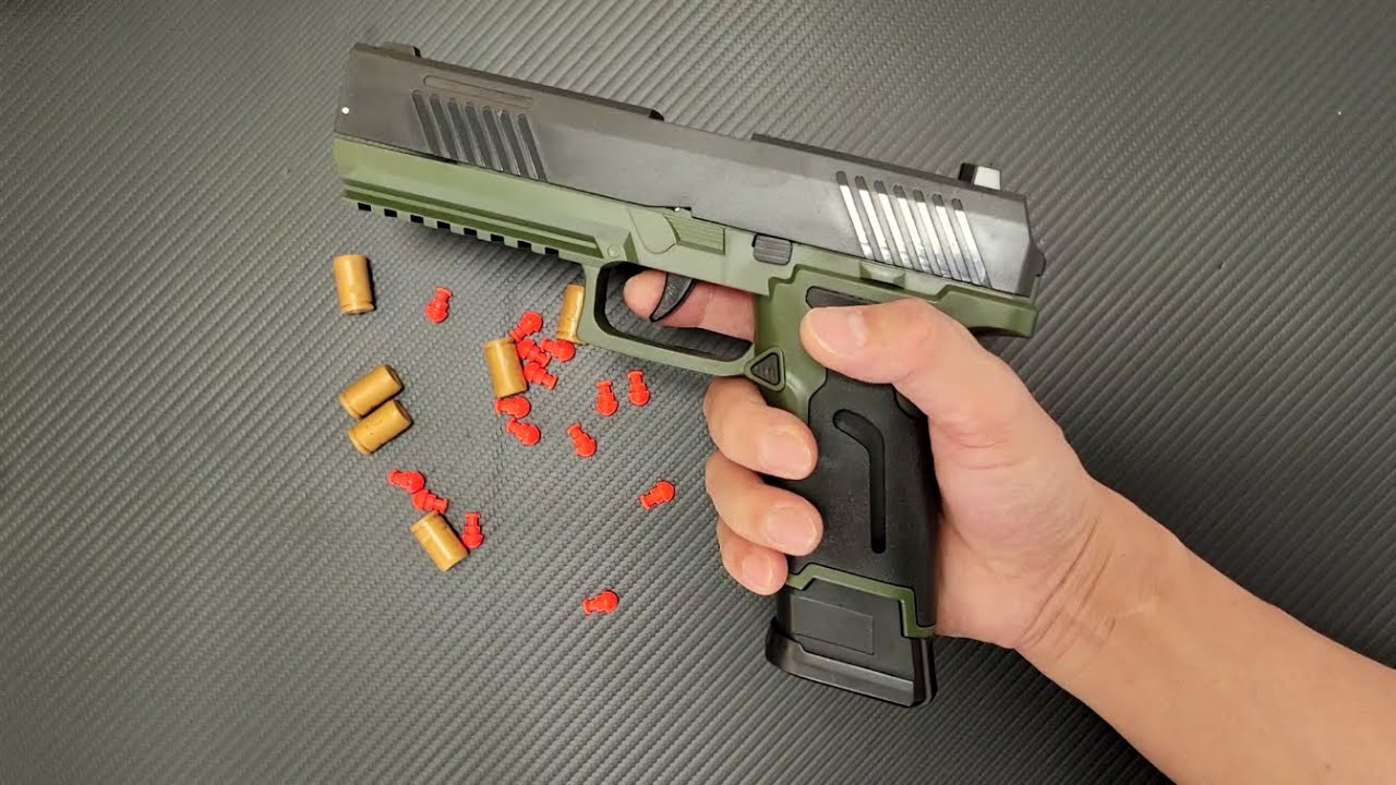 SIG Sauer P320 Auto Shell Ejection Toy Gun Unboxing 2024