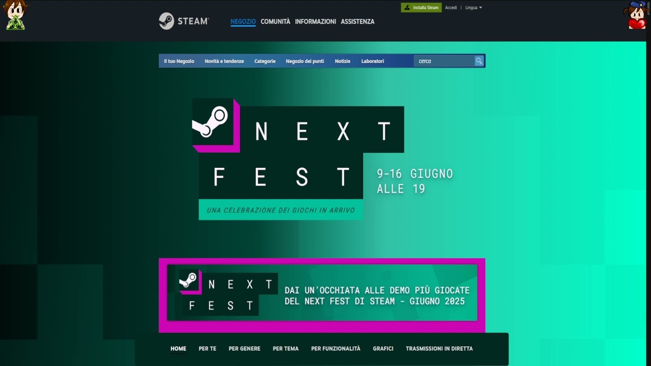 [SNF] Steam Next Fest June 2025 Le migliori demo by VanHellsingTV