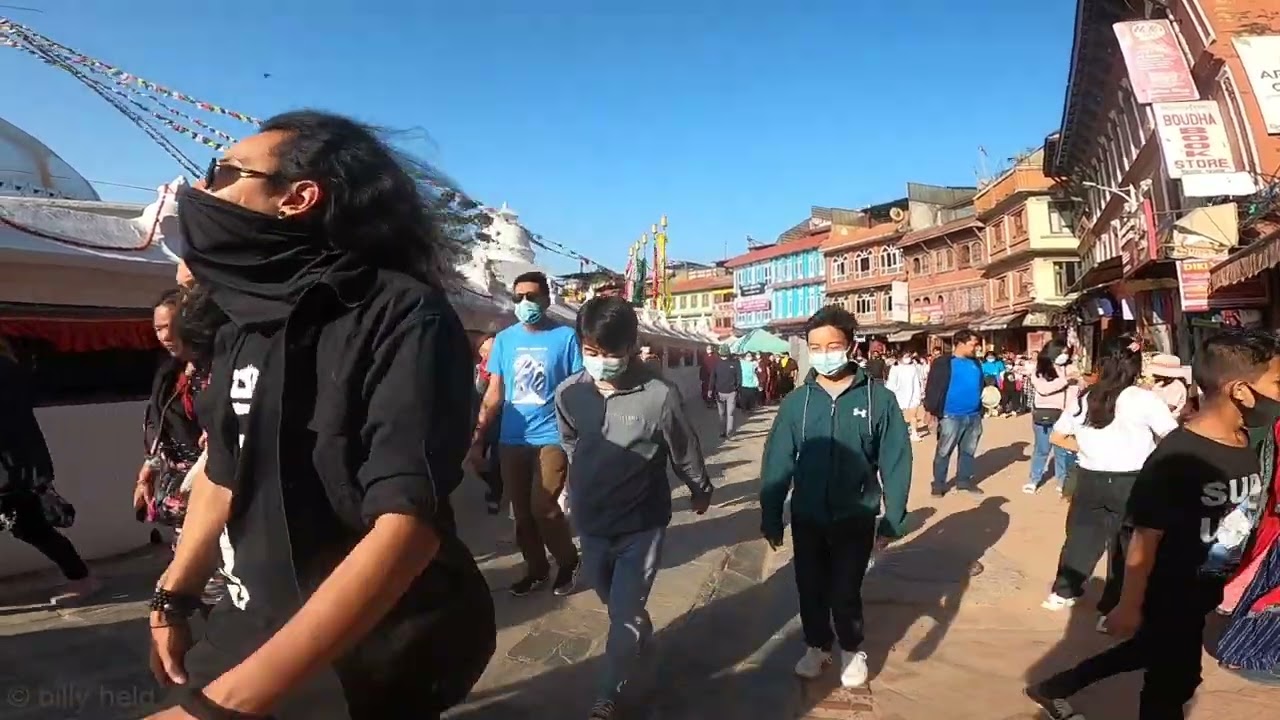 MY KATHMANDU WALKS – MEINE KATHMANDU SPAZIERGÄNGE / BOUDHANATH STUPA ON A SATURDAY