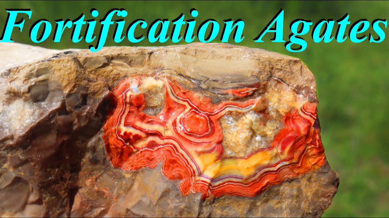 Bright Red Fortification Agate Hunt & Cut! Rockhounding in South Dakota for Teepee Canyon Agates!