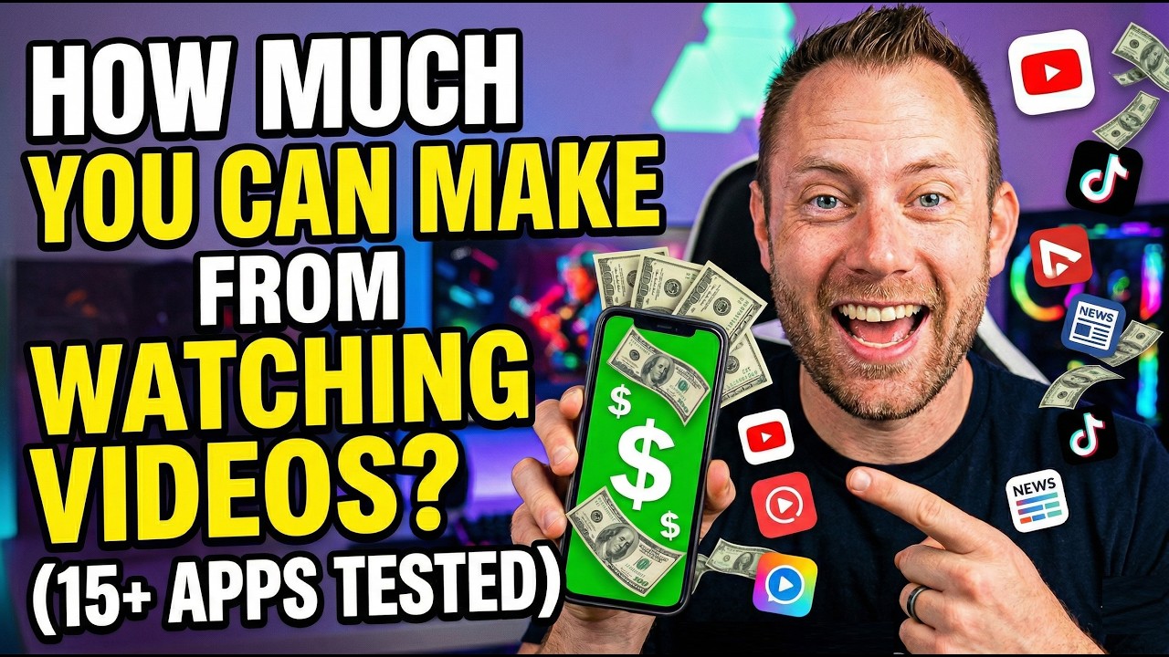 How Much You Can Make from Watching Videos? (15 Apps Test Summary)