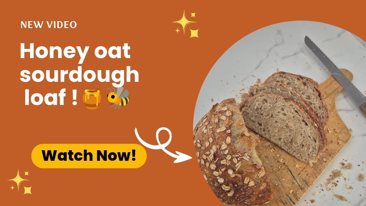 📌Honey oat sourdough loaf.🍯🐝🍞🙃 #Sourdough  #healthylifestyle #honey oat sourdough loaf 