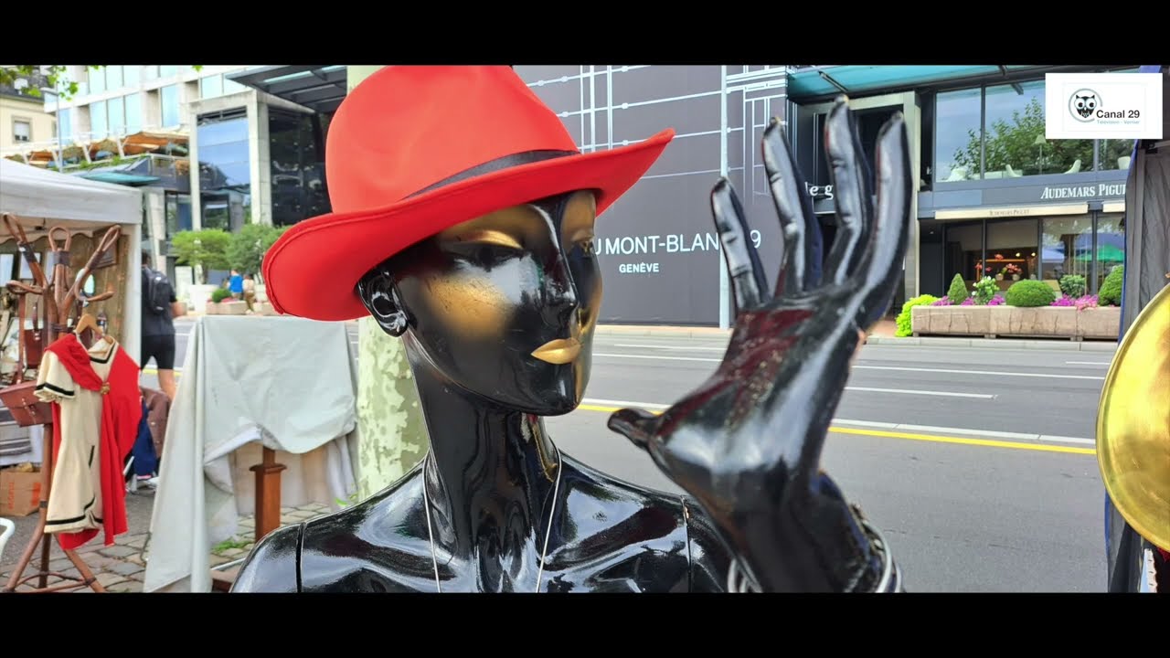 Foire à la brocante - Genève - Quai du Mont Blancs, 2023