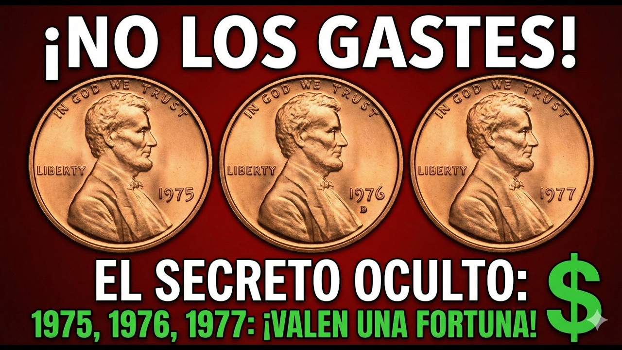 ¡No Los Gastes! El Secreto Oculto De Los Centavos 1975, 1976 y 1977 ($50,000+)