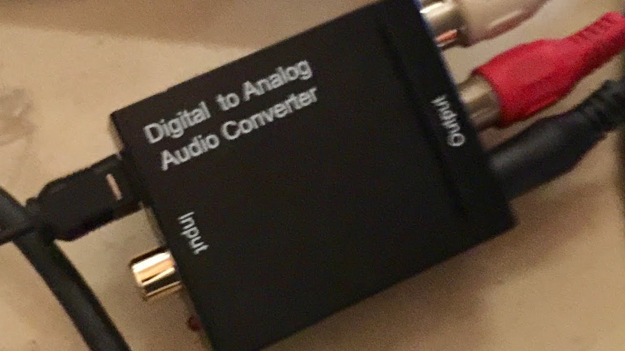 From Gearbest DA Digital to R / L Analog Audio Converter Switcher  - BLACK