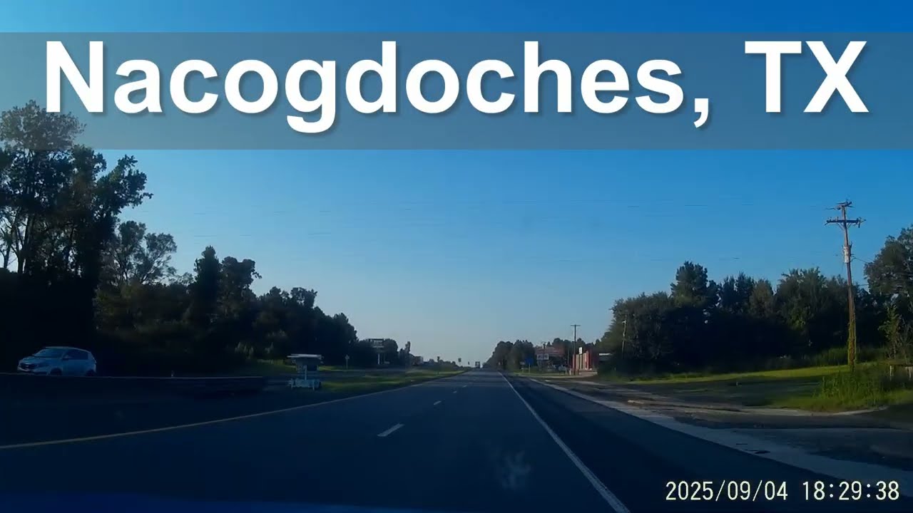 Hwy 59 N - Nacogdoches, TX - Dashcam Video