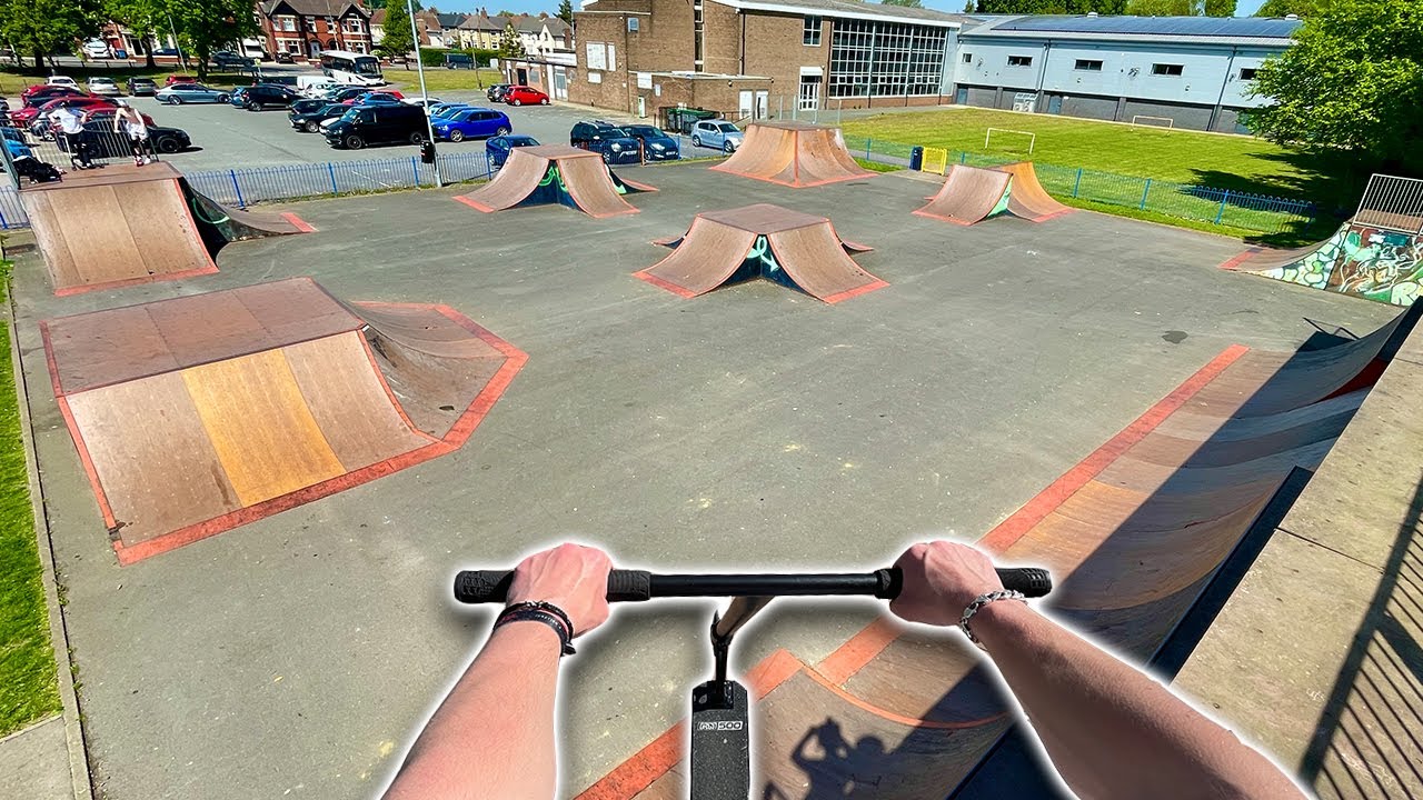 YOU WONT BELIEVE THIS OUTDOOR SKATEPARK POV !!!!