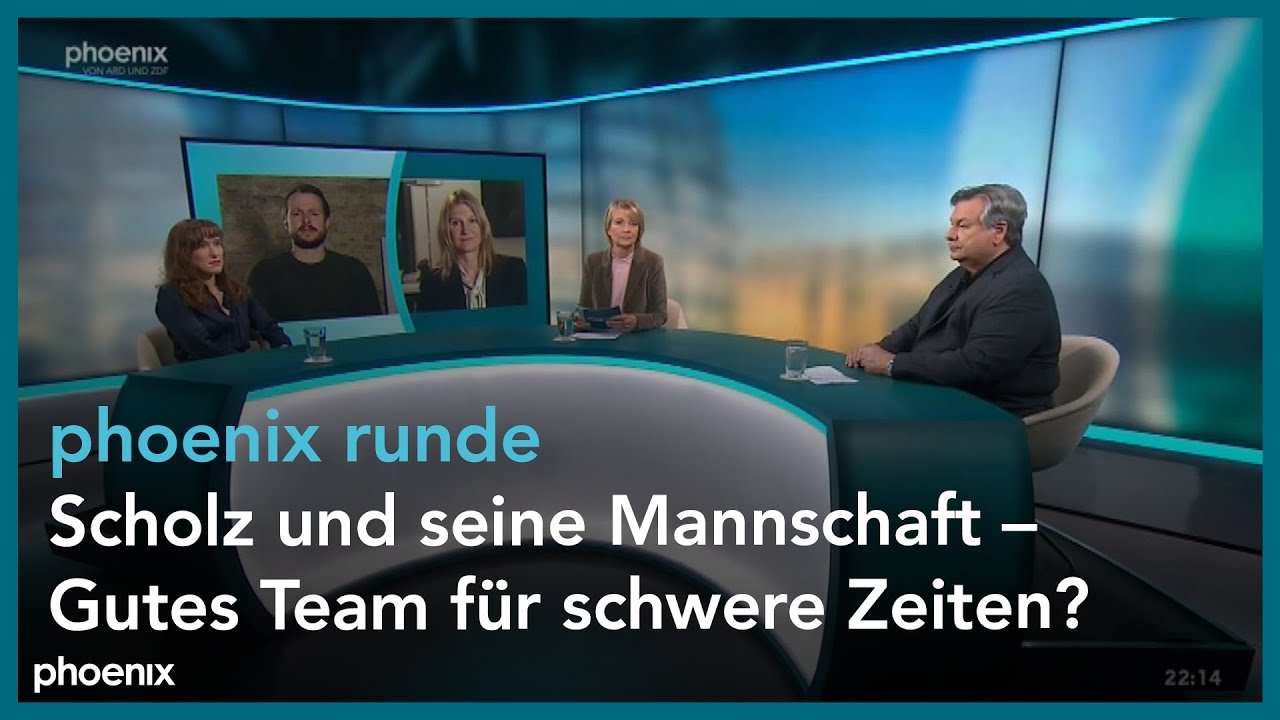 phoenix runde: Scholz und seine Mannschaft – Gutes Team für schwere Zeiten?