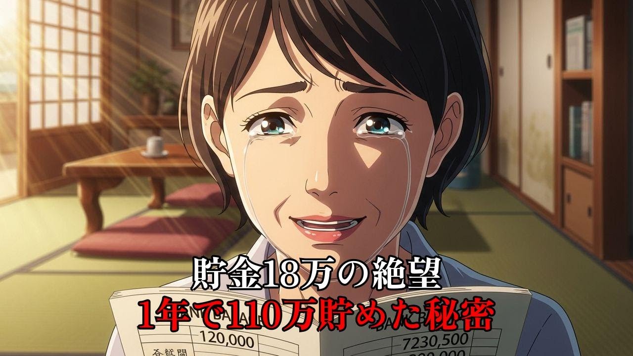 年収340万で110万貯めた！絶望の主婦を救った3つの禁断習慣