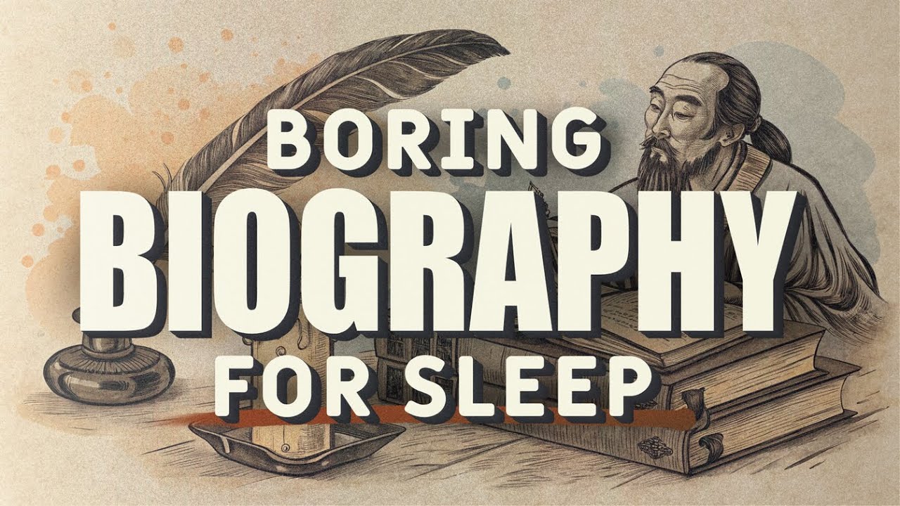 ASMR Biography For Sleep & Rain Ambience [Confucius] (4 HOURS)