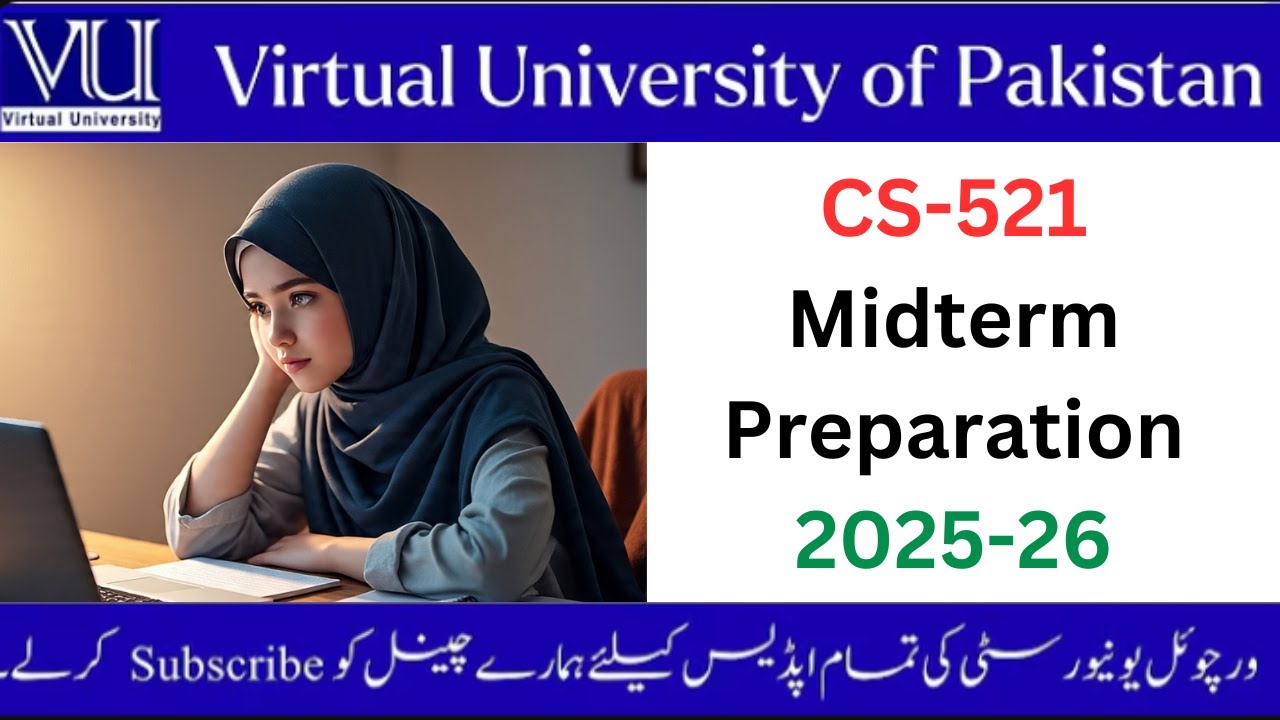 CS 521 Midterm Preparation #2026 #cs521#vu