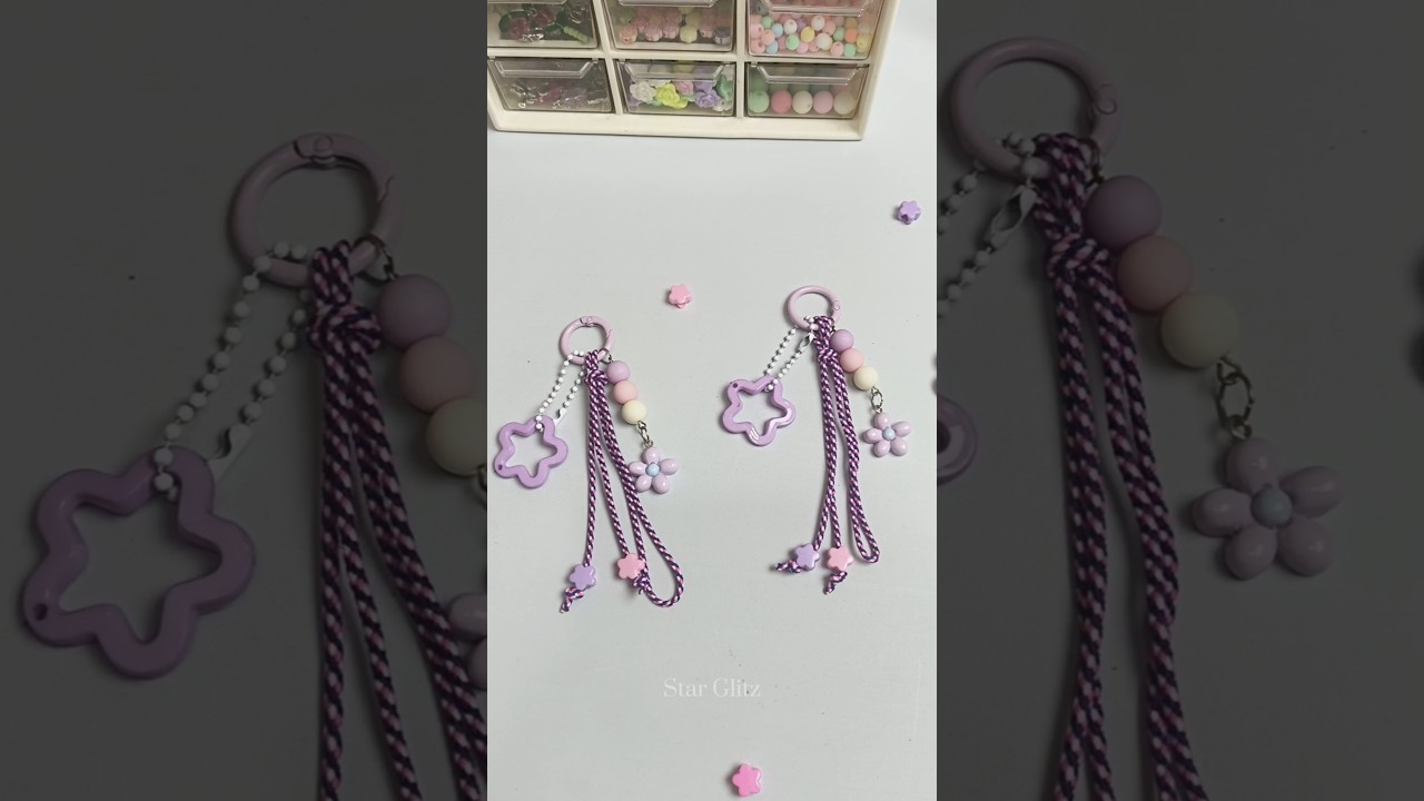 Keychain unik | carabiner | tali prusik 𐙚⋆°｡⋆♡ 