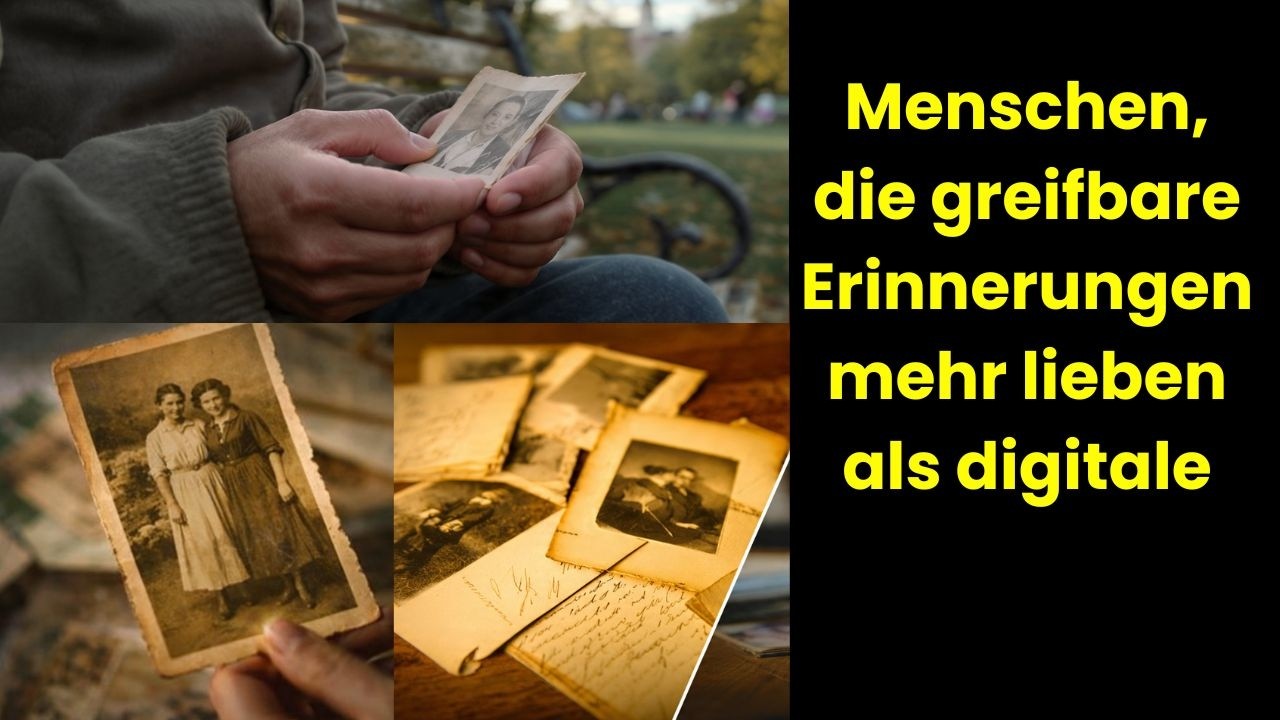Menschen, die greifbare Erinnerungen mehr lieben als digitale – Die Psychologie dahinter