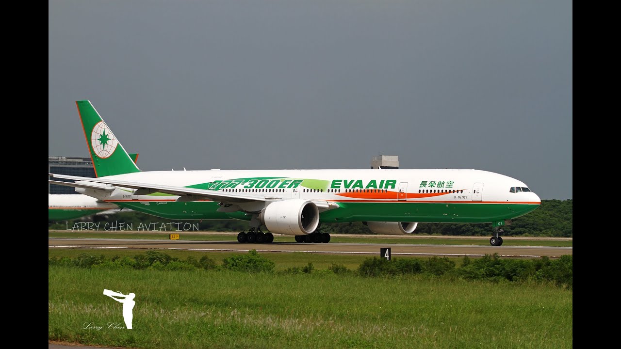 台灣桃園國際機場 → 日本福岡國際機場 # 長榮航空 EVA air B777-300ER # B-16701 ( 已退役 )  # 長榮航空第二代彩帶塗裝彩繪  # 完整飛行