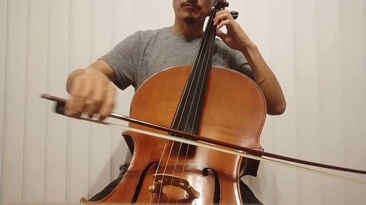 Ode To Joy by Beethoven in D - cello beginner pieces