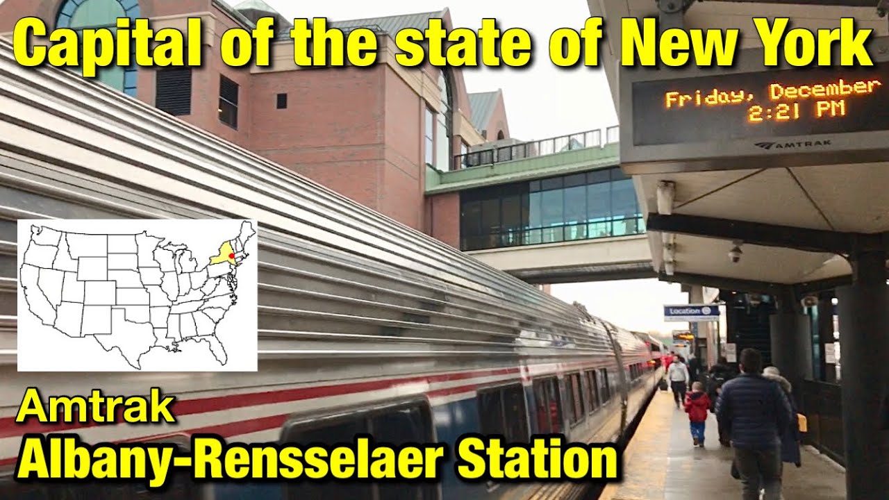 [ Amtrak Station ] Lake Shore Limited #48/#448 at Albany-Rensselaer station in December 2019