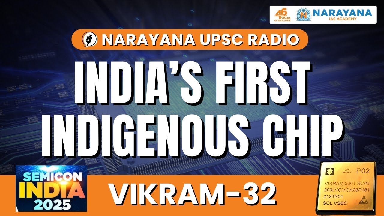 India&rsquo;s First Indigenous Chip: Vikram 32