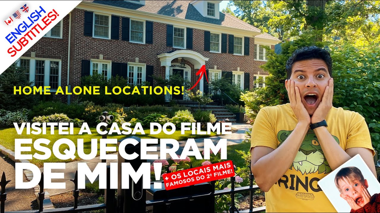 Visitei as Locações do Filme Esqueceram de Mim 🏠 / Home Alone Locations