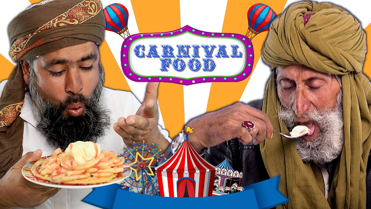 Tribal People Try Carnival Food For The First Time