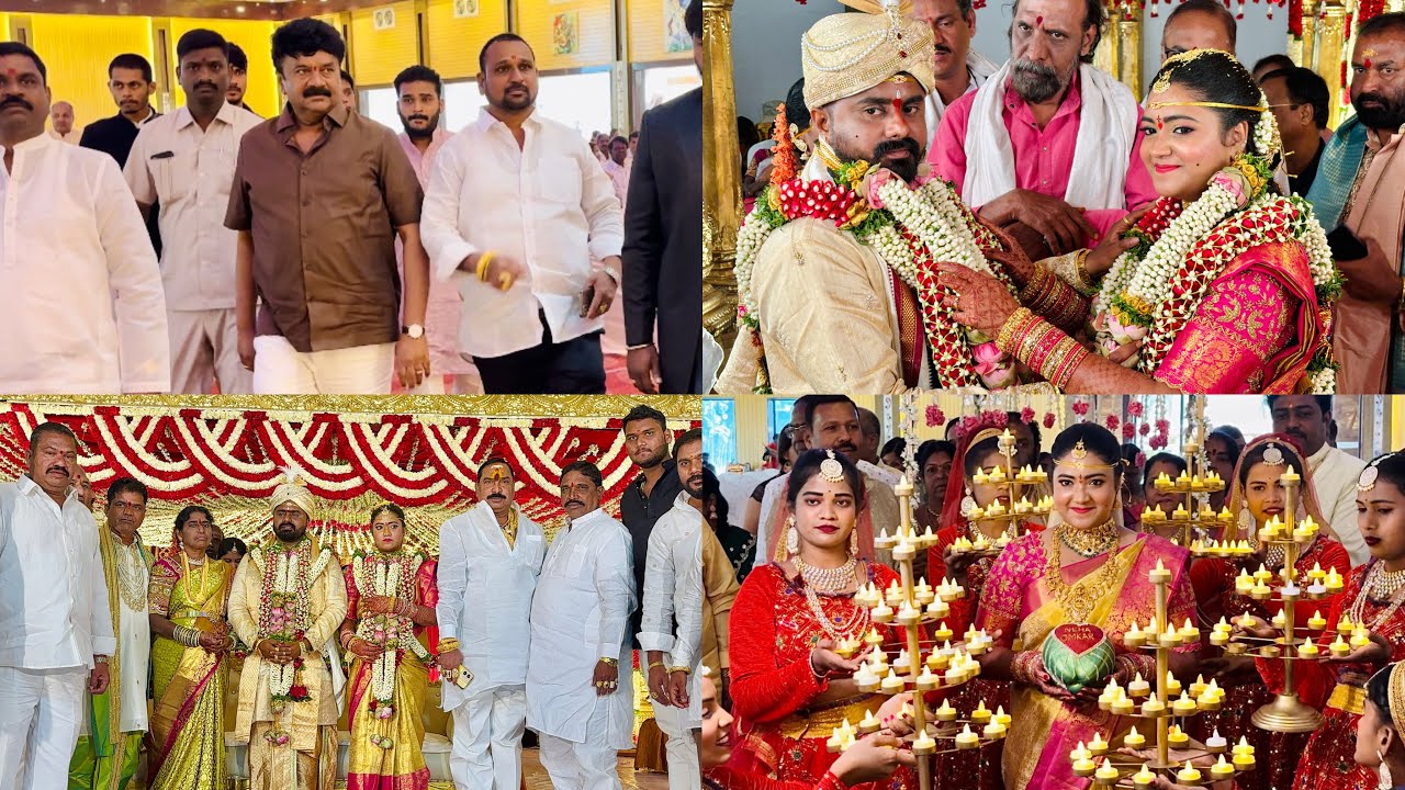 Marredpally Chirraboina Shyam Yadav Anna Marriage |Talasani Srinivas Yadav | Gold Man Narsingh Yadav