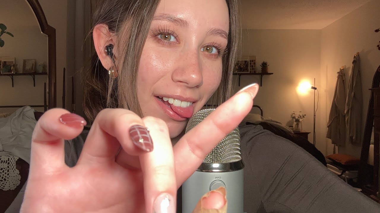 ASMR | Get Tingles!! Mouth Sounds, Glove Sounds, and Repeating 