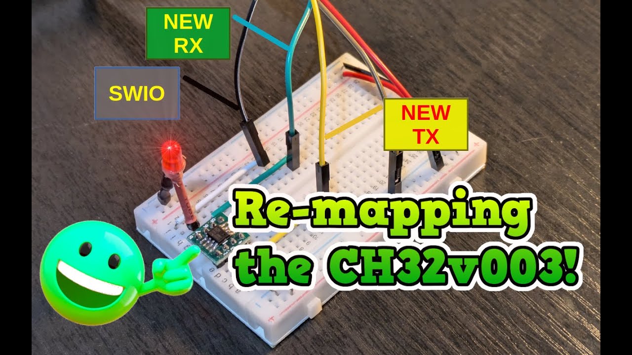 Re-mapping the pins on a CH32v003