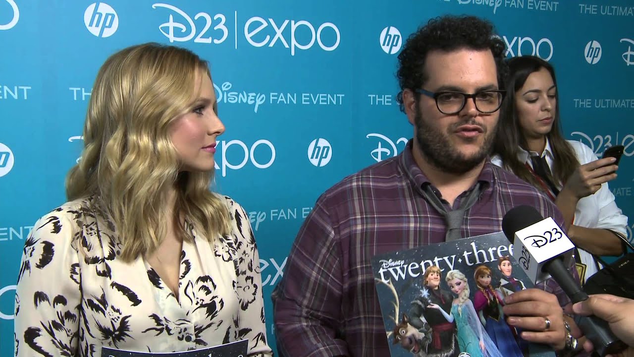 Interviews with the Cast of Disney's Frozen - Kristen Bell, Josh Gad and Idina Menzel - D23 Expo