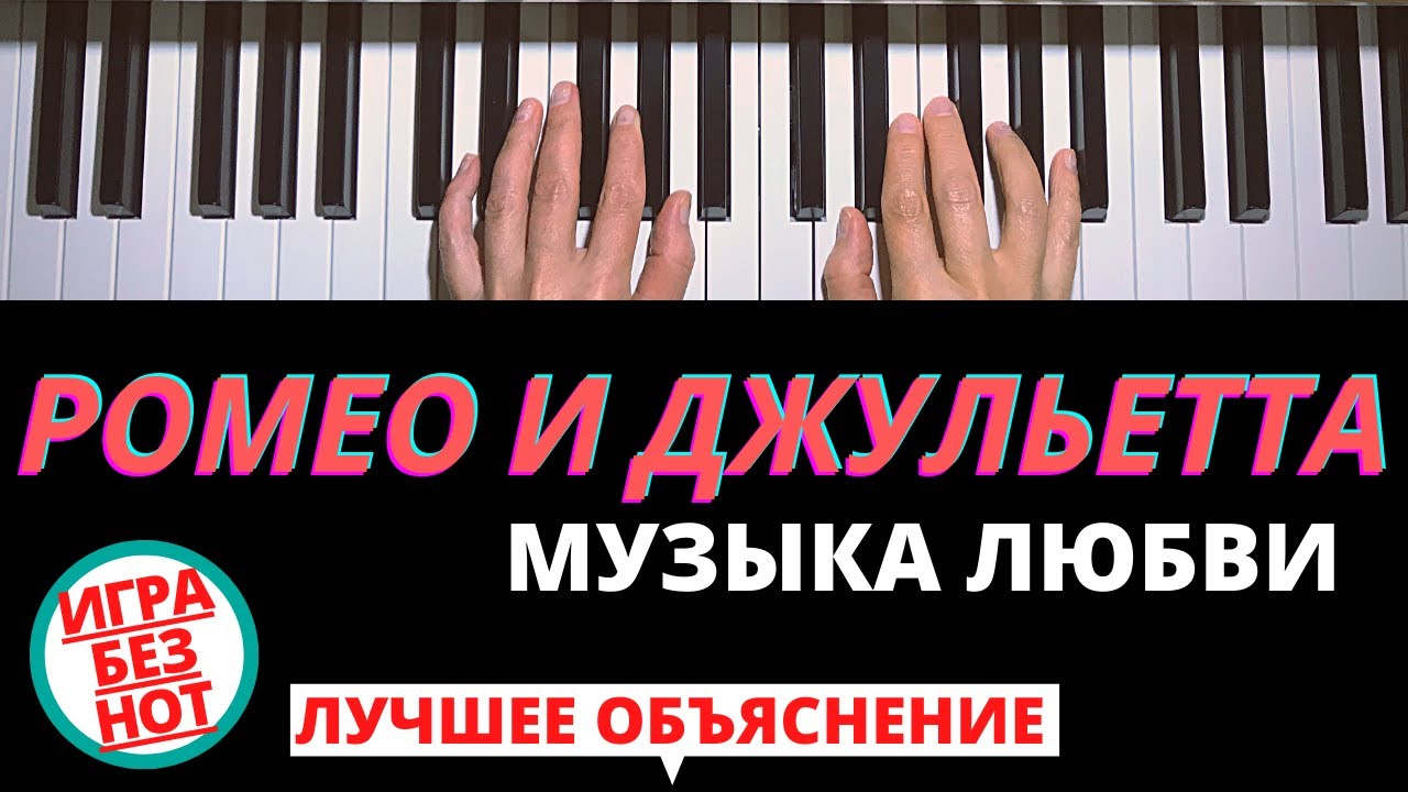 КАК ИГРАТЬ ТЕМУ ЛЮБВИ из фильма РОМЕО И ДЖУЛЬЕТТА NINO ROTA Romeo and Juliet A TIME FOR US tutorial