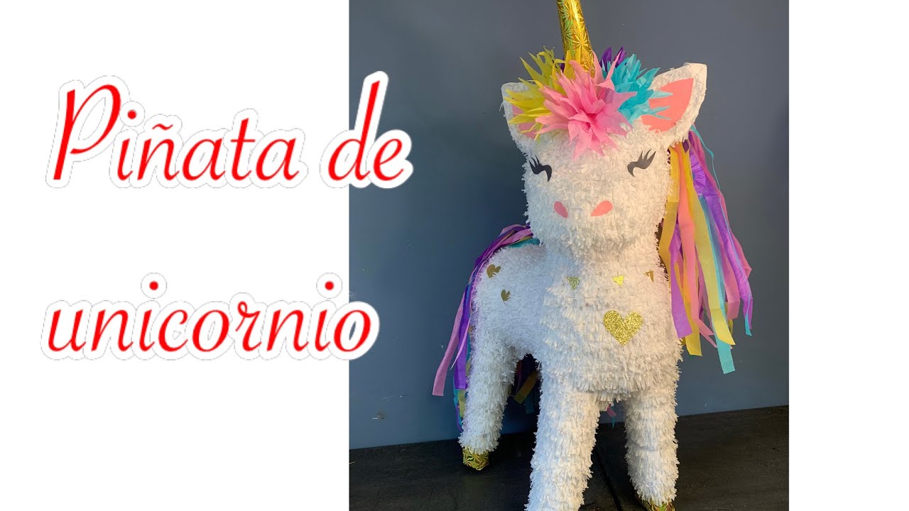 Como hacer una piñata de unicornio/ inf. de la rifa!👏🏻