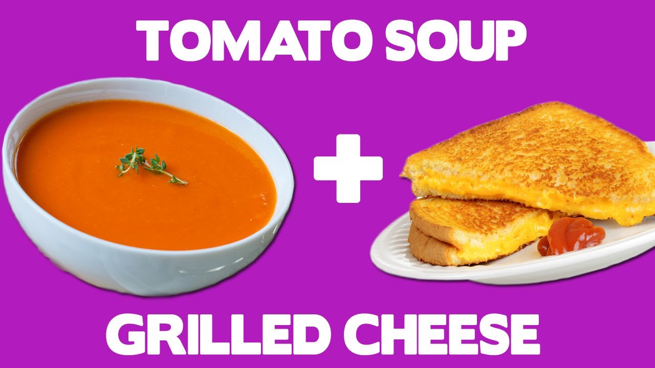 Tomato Soup Grilled Cheese Recipe - Food Mashups