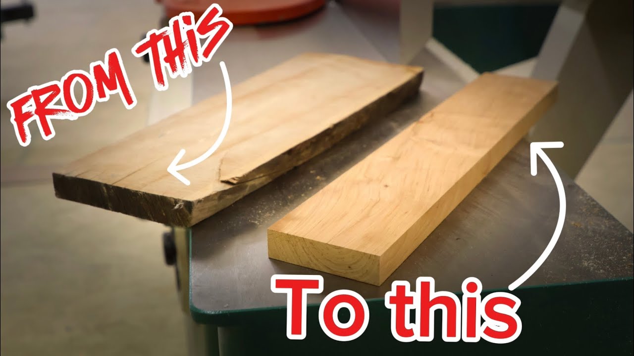 How to Mill Lumber | My Step by Step process in getting rough lumber ready for the build