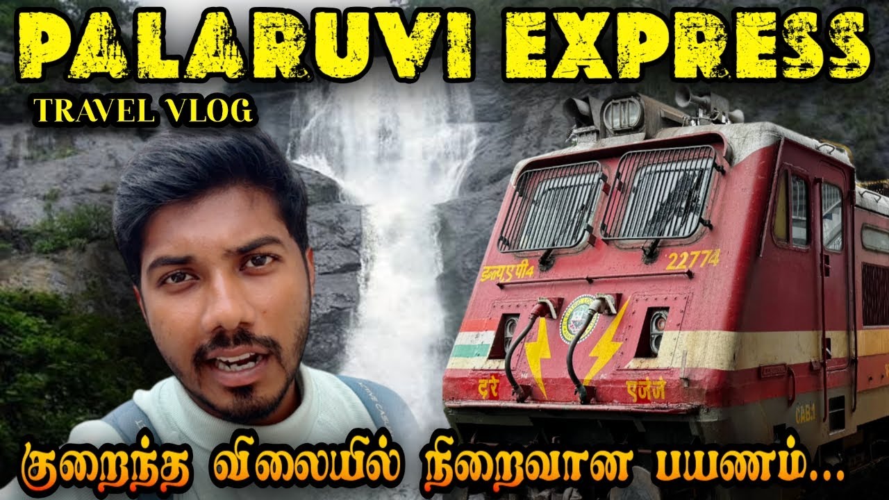 🚂PALARUVI EXPRESS TRAIN TRAVEL VLOG ! | PALAKKAD TO TIRUNELVELI PALARUVI EXPRESS | Mathan's Journey