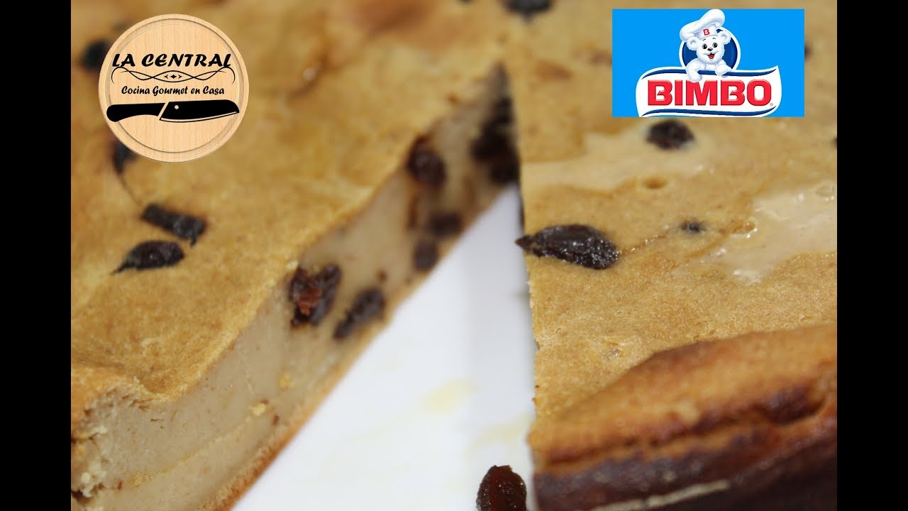 ✔COMO HACER TORTA (BUDIN) DE PAN SUPER FACIL- CON PAN BIMBO✔ | LA CENTRAL