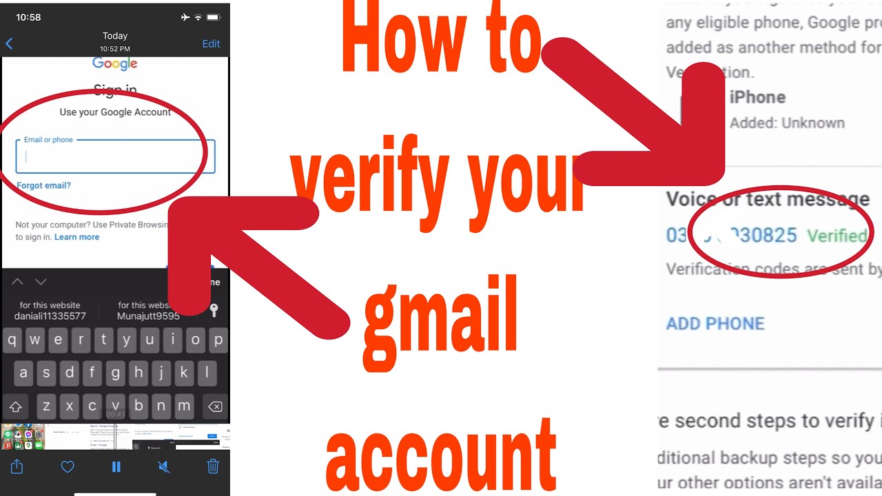 How to verify gmail account from mobile phone || Verifying gmail ID in mobile||