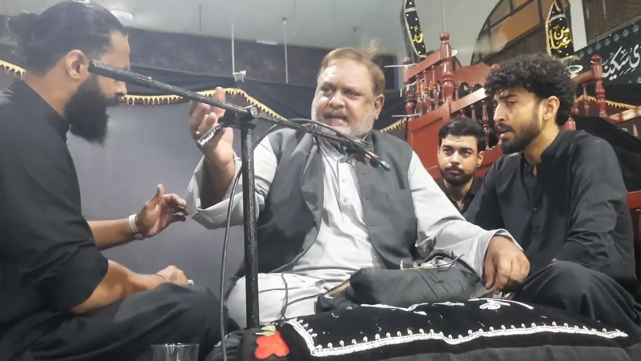 علی کونسل پاکستان کے چئیرمین حکیم سید ممحد احمدزیدی مرحوم کی مجلس برسی میں پروفیسر علی اکبر نقوی سوز