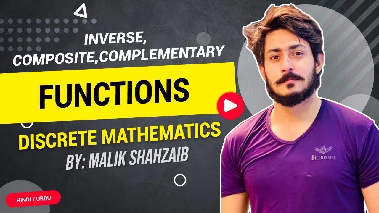 14 Inverse of a function | Composite relation examples | Complementary relation discrete mathematics