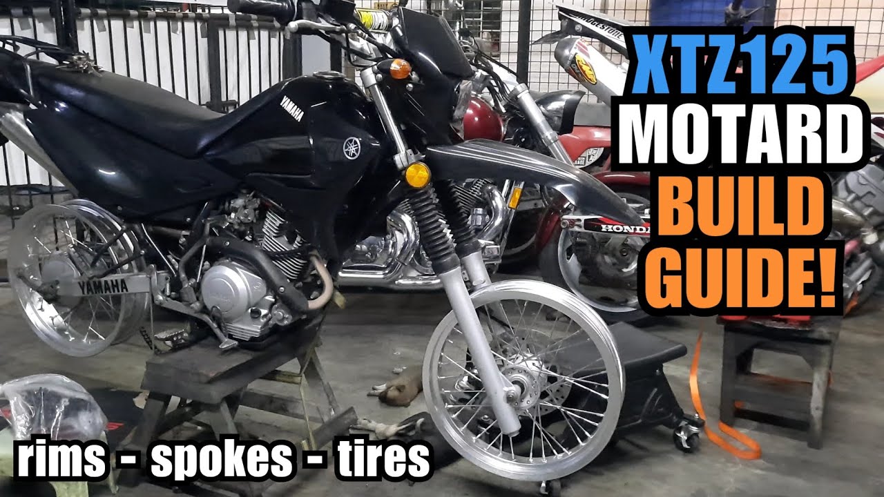 YAMAHA XTZ125 - Еще один бюджетный мотоцикл двойного назначения - РУКОВОДСТВО ПО СБОРКЕ МОТАРА!