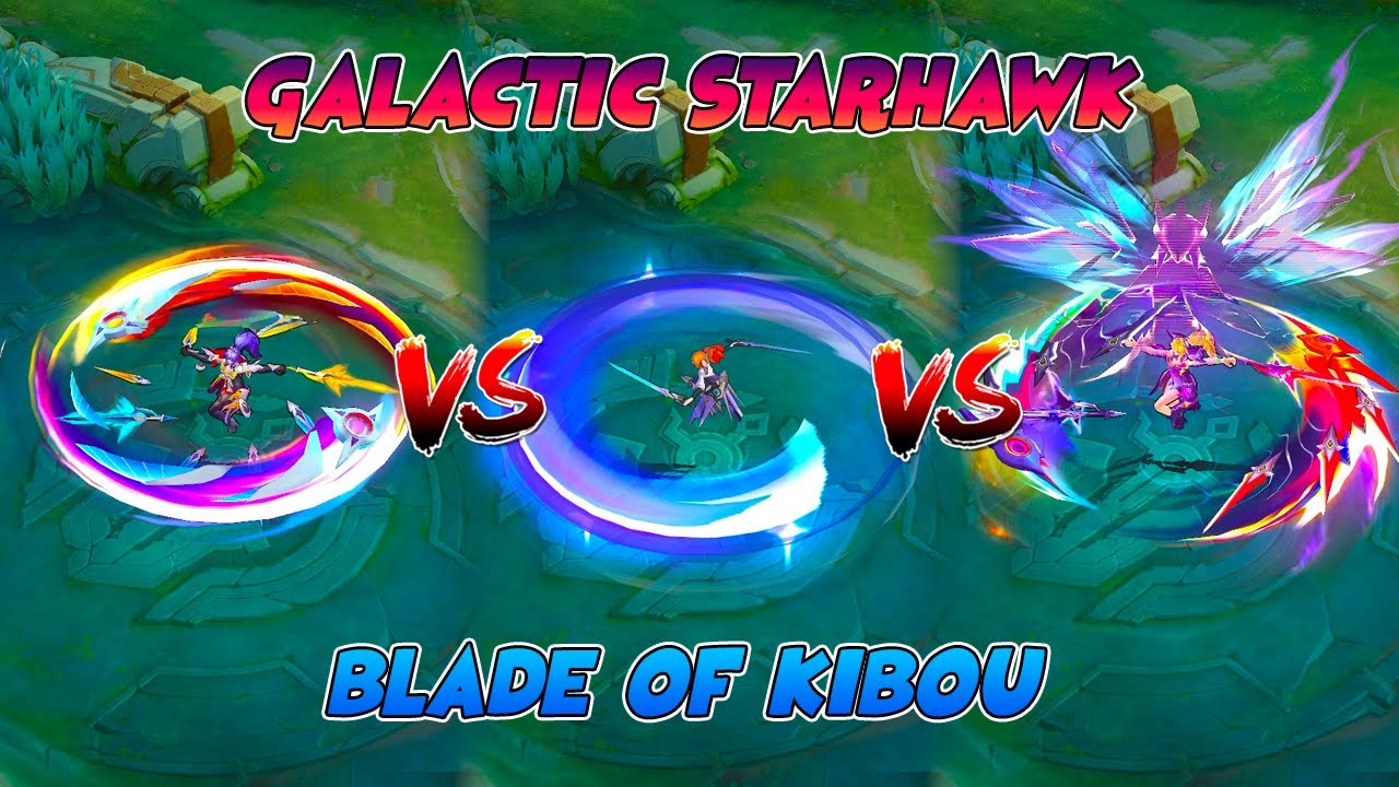 Fanny Galactic Starhawk VS Blade of Kibou Skin Comparison