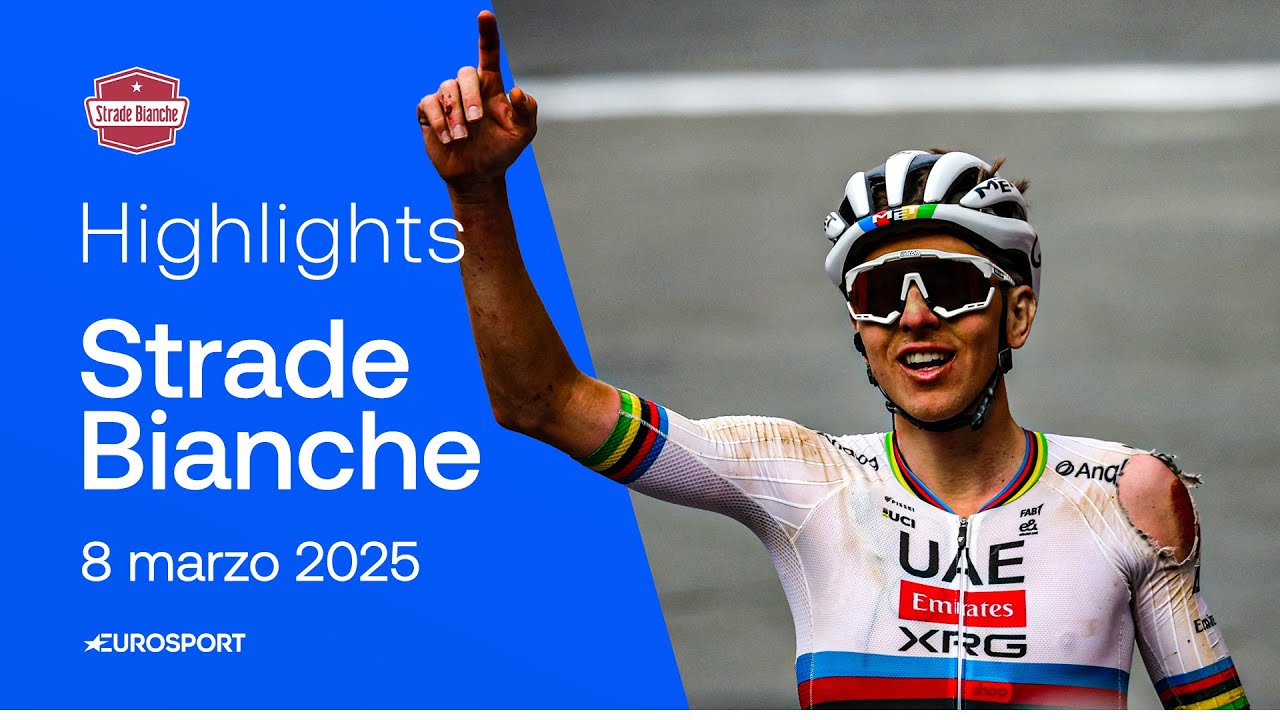 POGACAR è sempre il più forte: cade, si rialza, piega PIDCOCK ed eguaglia CANCELLARA | HIGHLIGHTS