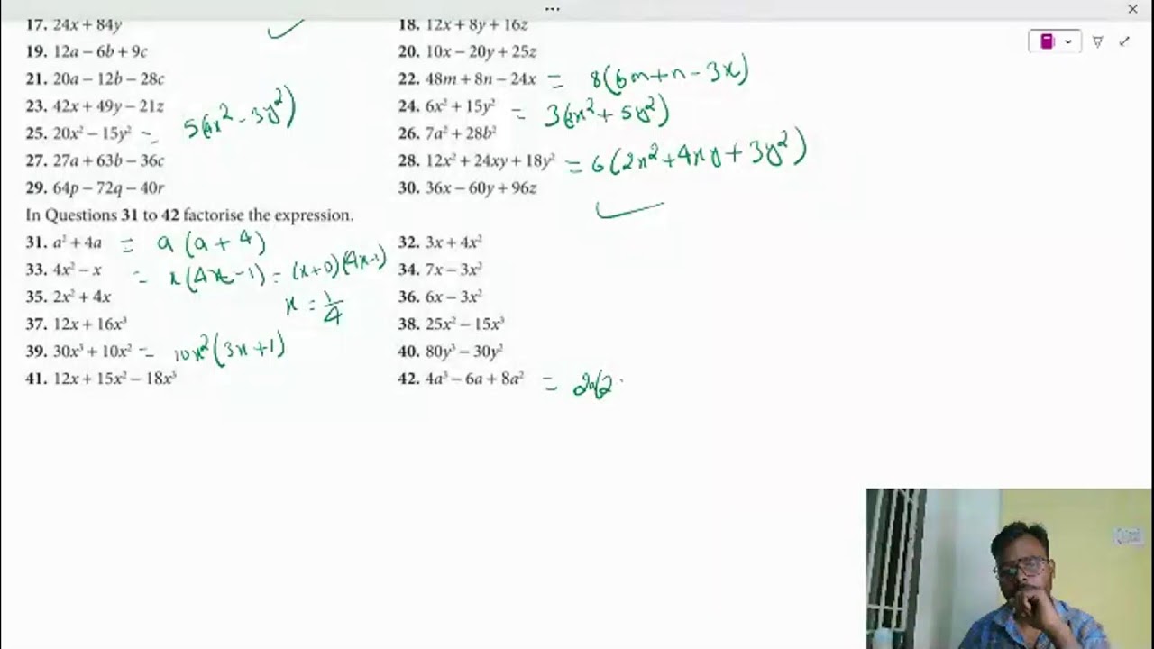 factorisation