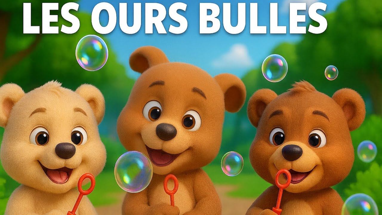 Les ours bulles | Trois petits ours | #Comptine