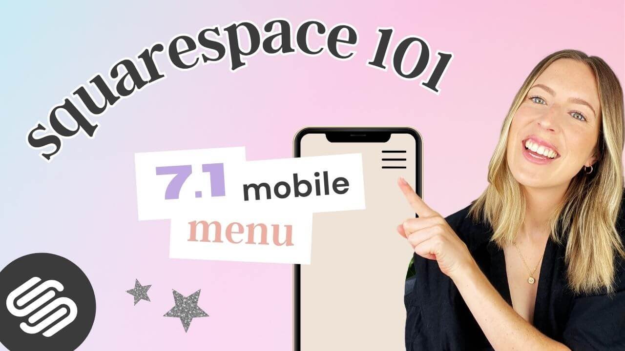 Как настроить мобильное меню Squarespace 7.1 📱