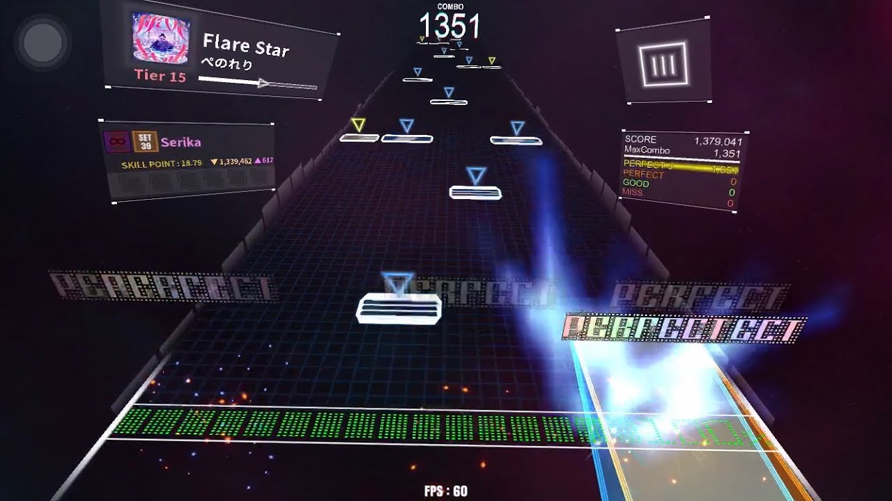Flare Star / Tier 15 / DanceRail3 譜面確認
