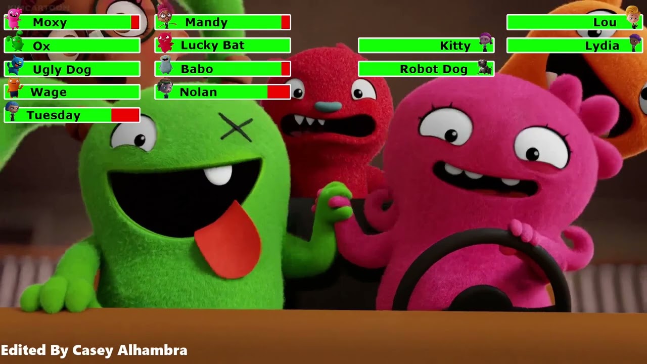 Uglydolls (2019) Gauntlet Race with healthbars