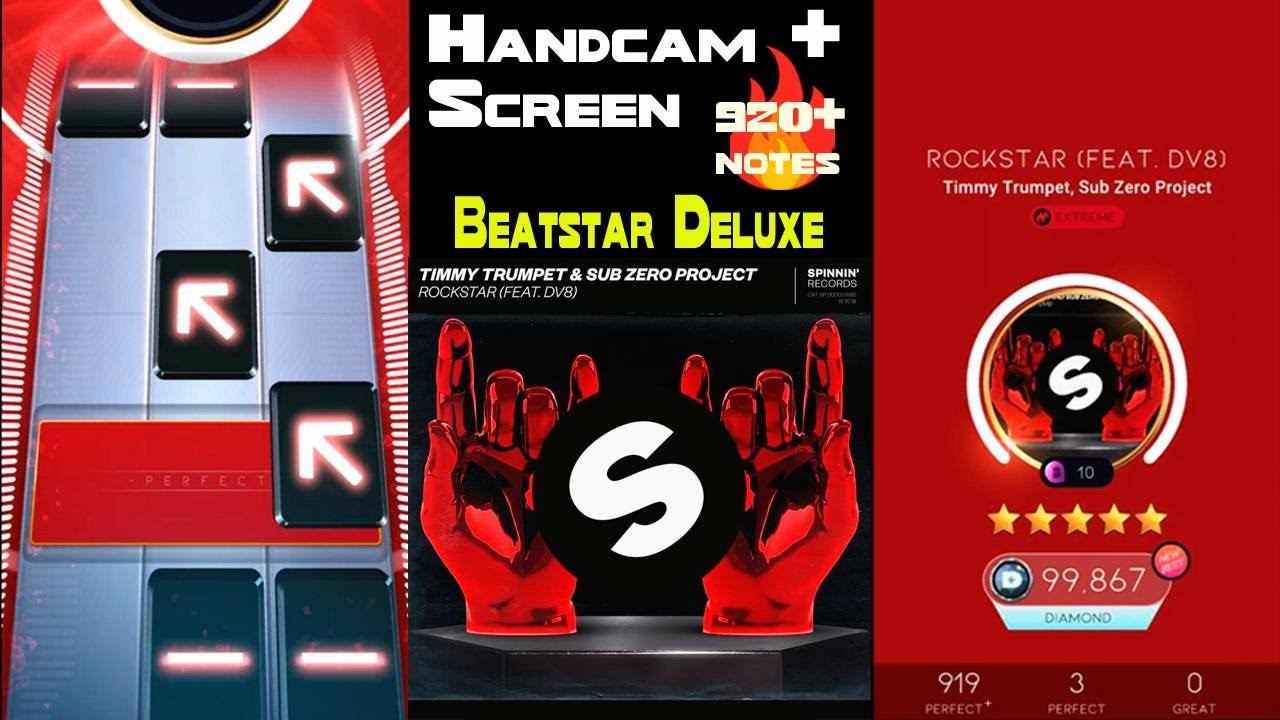 [Beatstar Deluxe] Rockstar (EXTREME) | Timmy Trumpet, Sub Zero Project ft. DV8 | Handcam + Screen